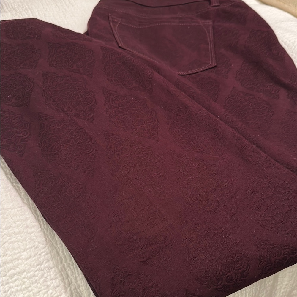LOFT Red Skinny Jeans with Sleek Fit